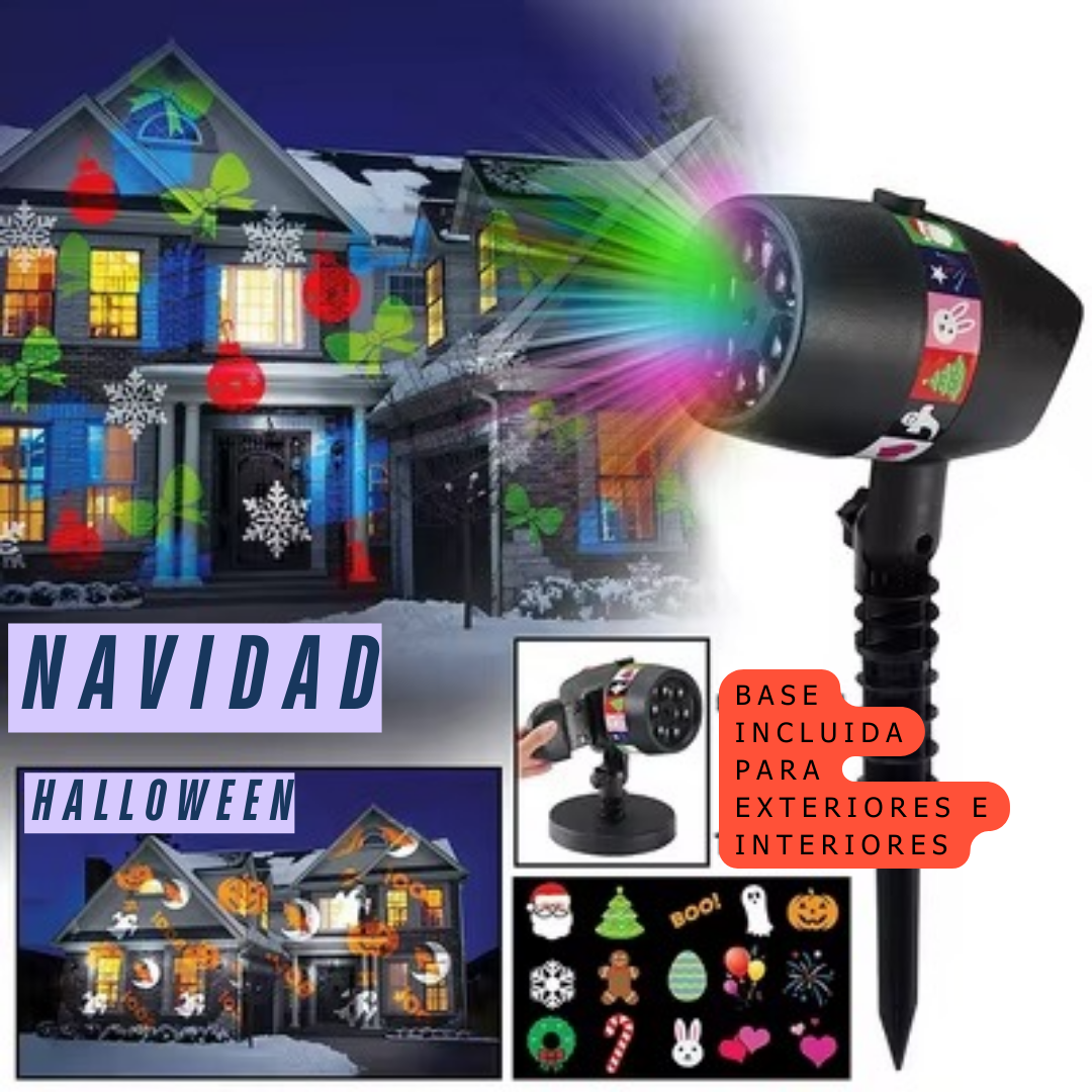 Starfall: Proyector LED 3 en 1 para Navidad