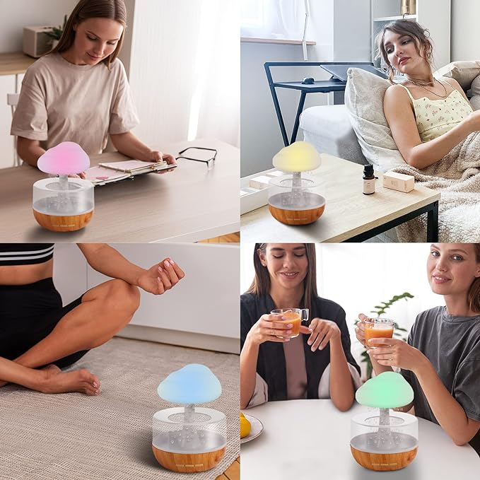 Humidificador Difusor de Aroma Lluvia