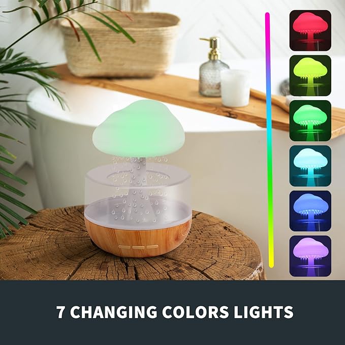 Humidificador Difusor de Aroma Lluvia