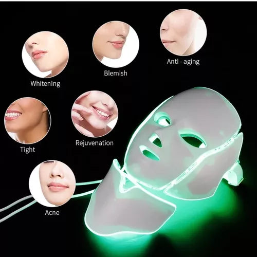 Mascara LED Facial 7 Colores