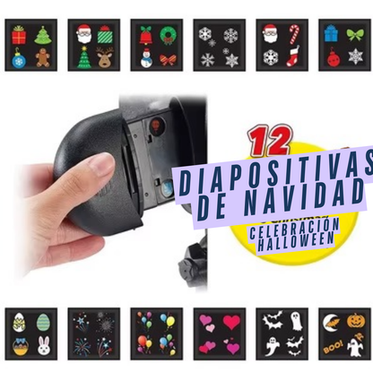 Starfall: Proyector LED 3 en 1 para Navidad