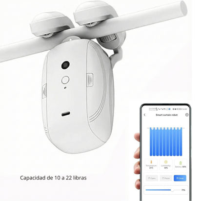 Robot de cortinas LumiGlide™ Eléctrico inteligente