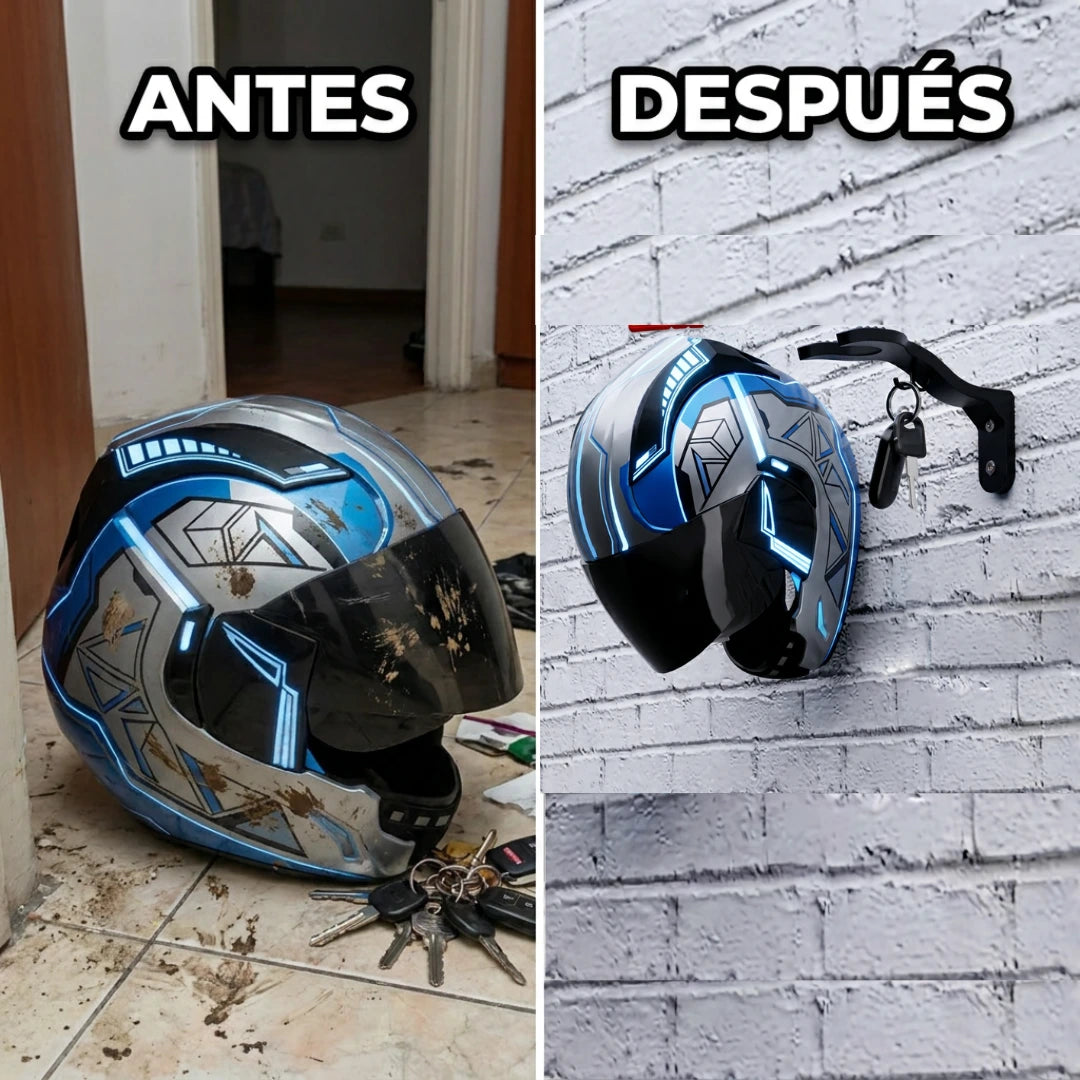 SOPORTE  PARA CASCOS Y LLAVES x2