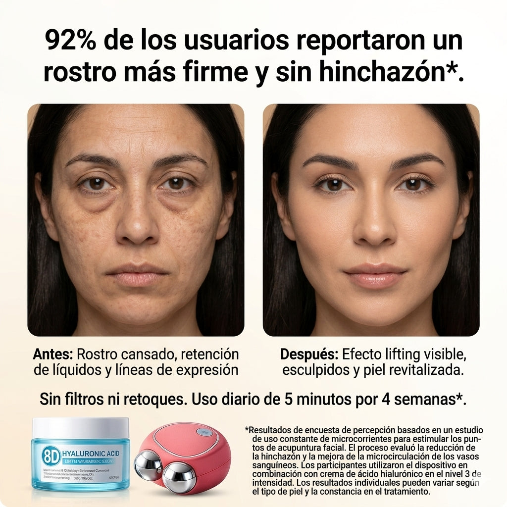 MINI MASAJEADOR FACIAL + CREMA EN GEL