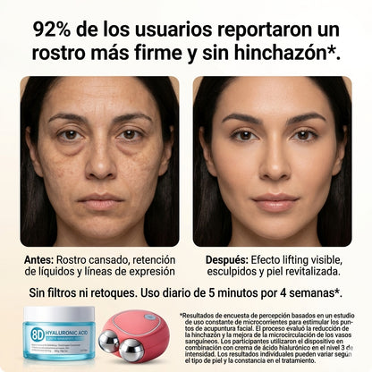 MINI MASAJEADOR FACIAL + CREMA EN GEL