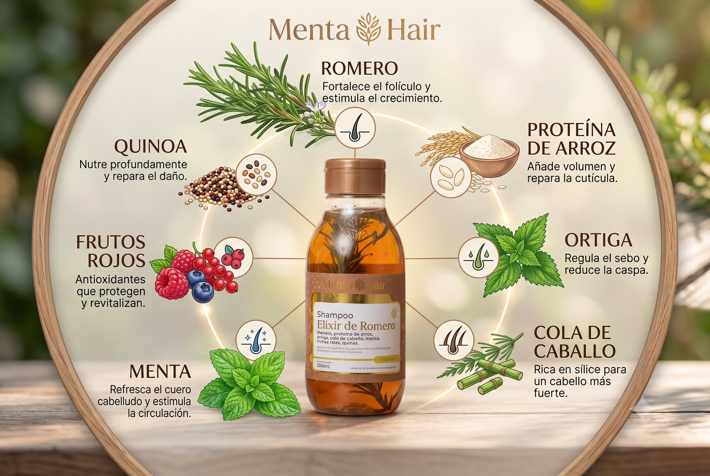 Shampoo Elixir De Romero X550ml