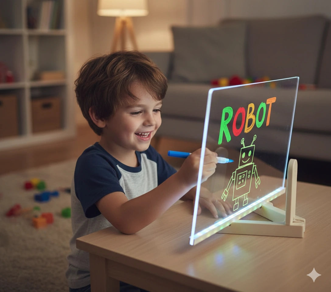 Tablero LED NEONOTE pizarrón acrílico