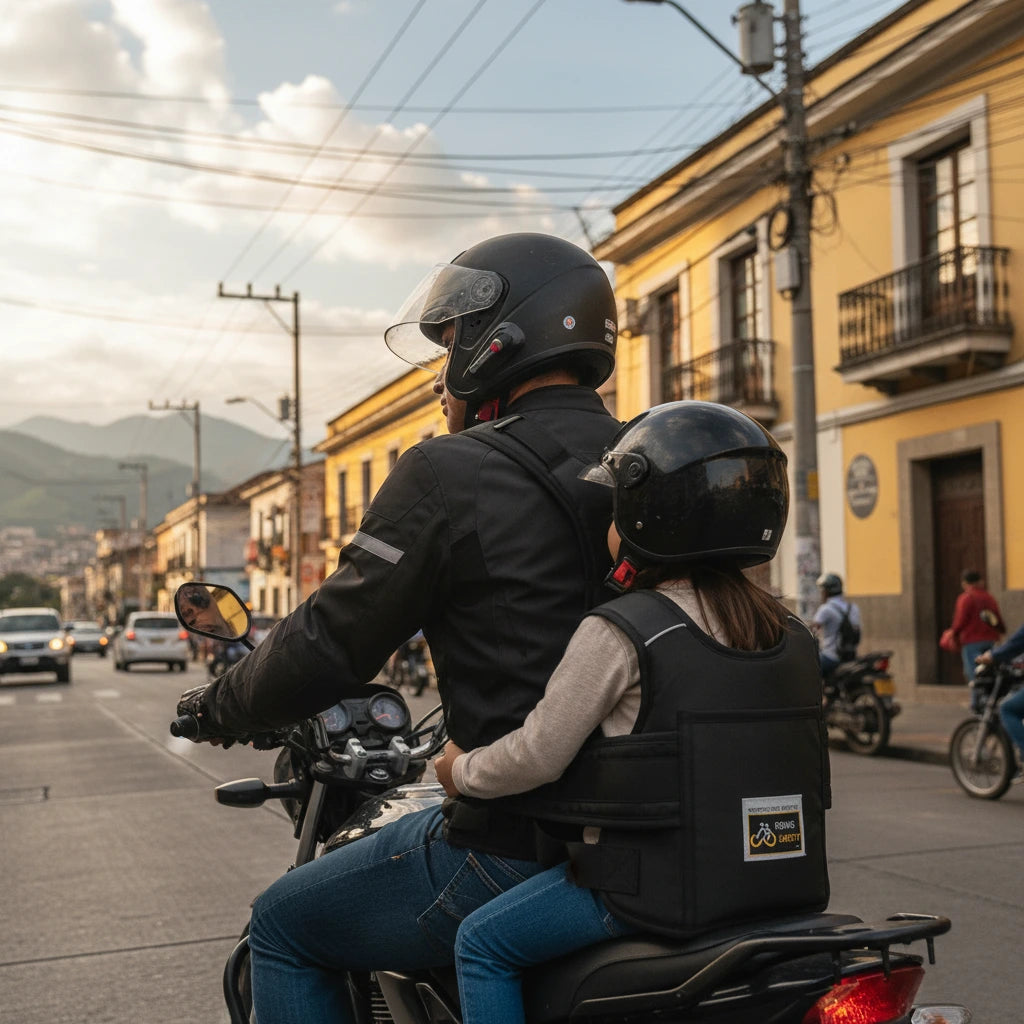 CHALECO DE SEGURIDAD PARA NIÑO MOTO