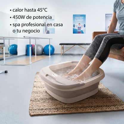 Tina Portatil Plegable Masajeadora Pies Terapia