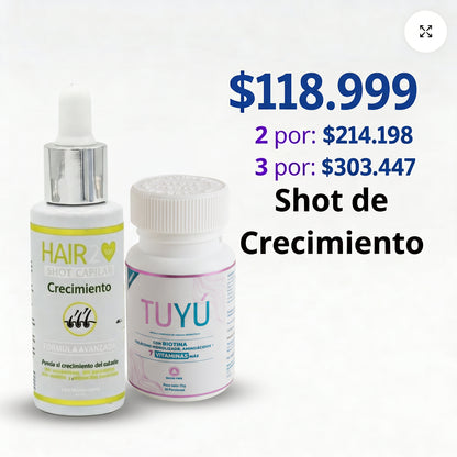 8. Vitaminas Tuyú + Shot Crecimiento