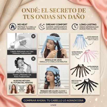 Ondé rizos perfectos sin peluquería
