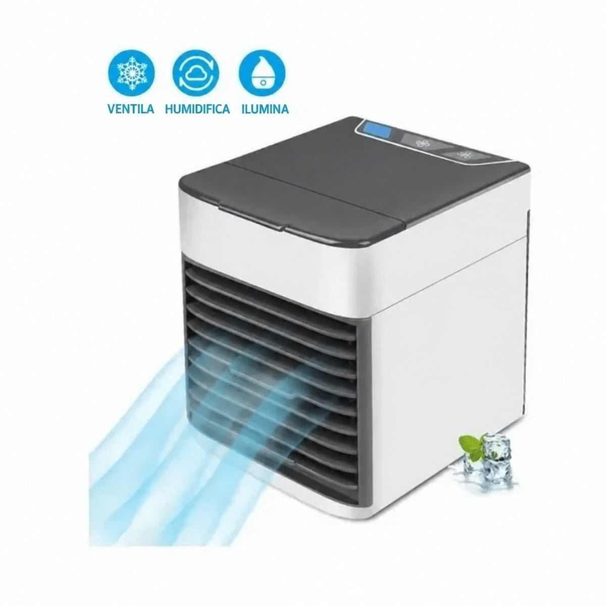 Ventilador Evaporativo Personal USB 3 en 1