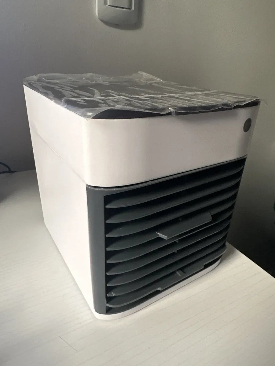 Foto real 4 del ventilador evaporativo personal USB
