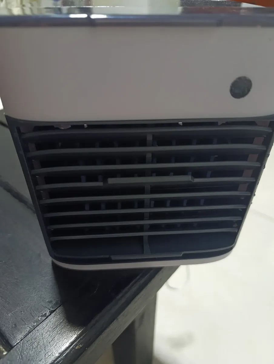 Foto real 5 del ventilador evaporativo personal USB